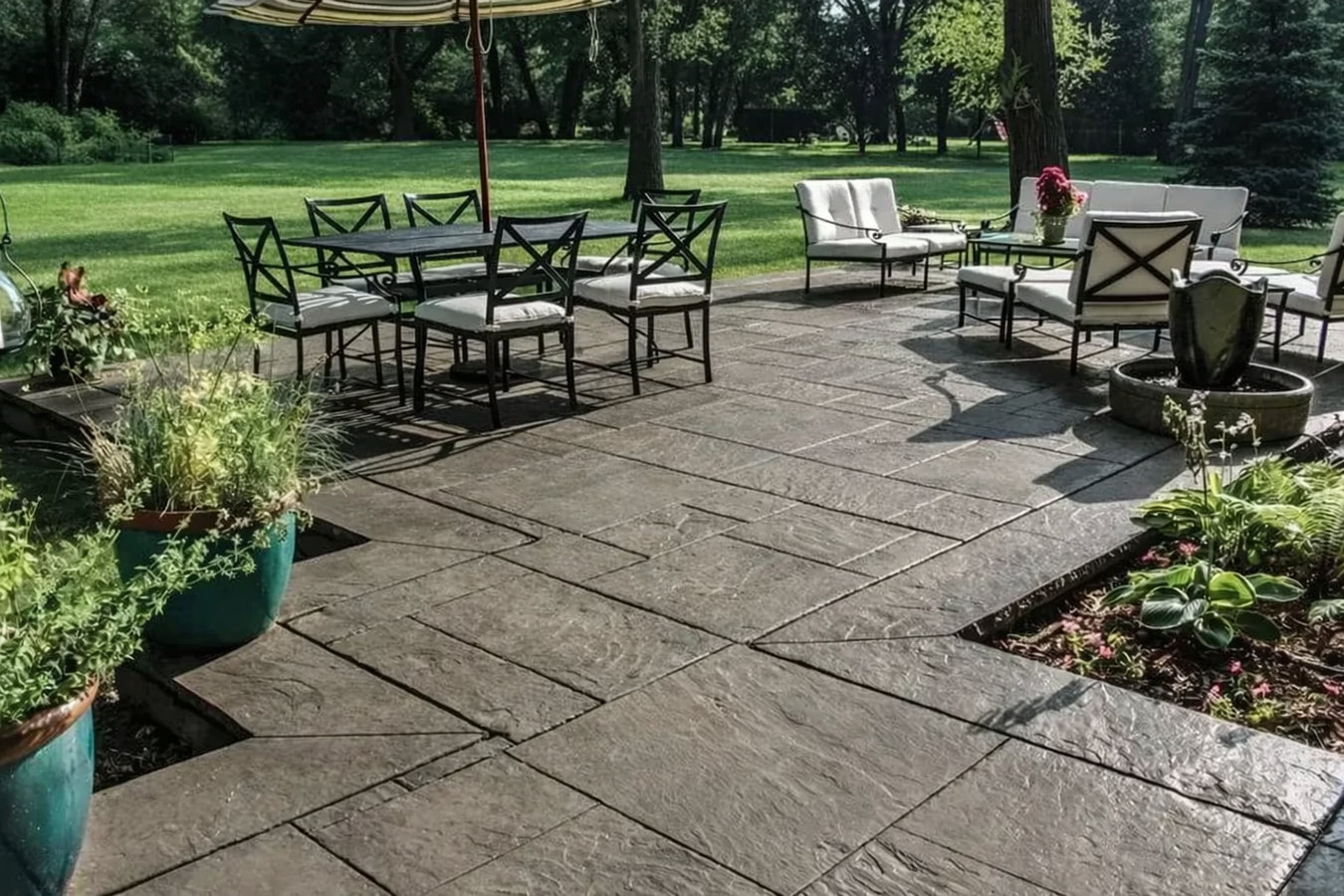 Stamped concrete services